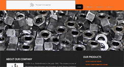 Desktop Screenshot of boltnutindia.com